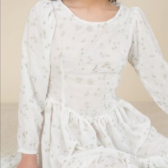 Free People Dresses & Skirts - NWT Samantha Pleet Ophelia Velvet Sparkle Dress